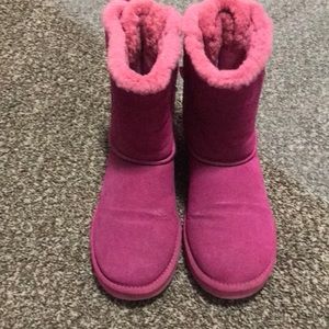 Pink boots